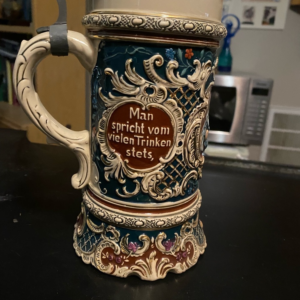 Vintage German beer stein